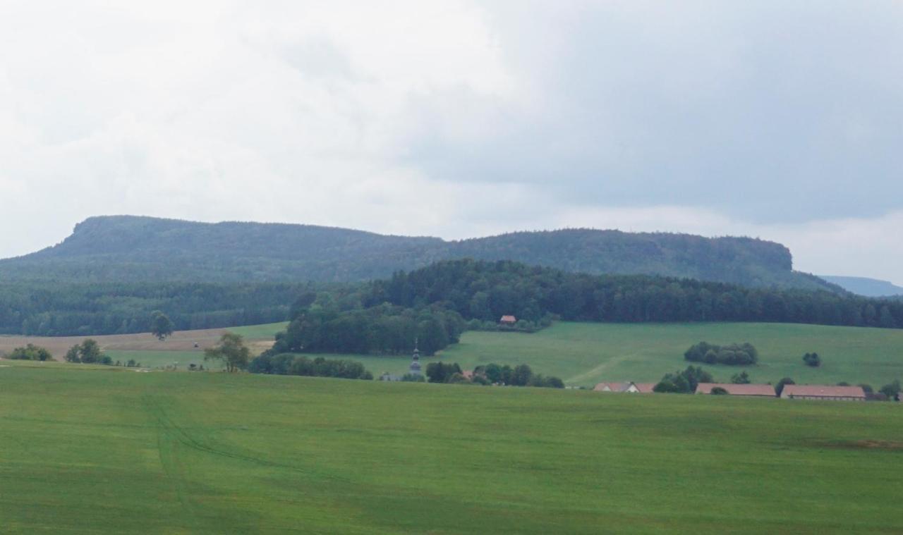 Ferienwohnung Zum Hirschgrund Schöna Exteriér fotografie