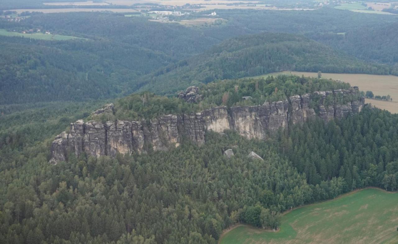 Ferienwohnung Zum Hirschgrund Schöna Exteriér fotografie