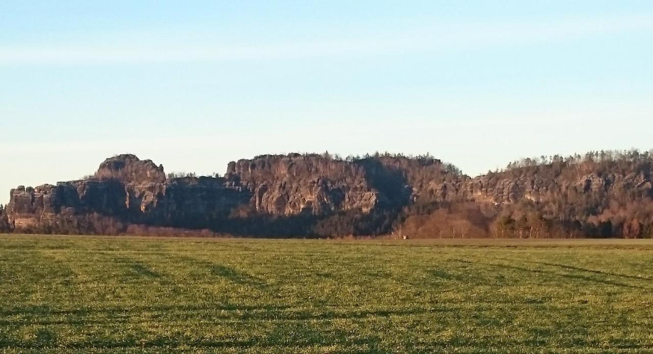 Ferienwohnung Zum Hirschgrund Schöna Exteriér fotografie